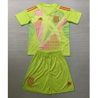 Maglia Calcio Germania Portiere Seconda Divisa Bambino Europei 2024 Manica Corta (+ pantaloncini)